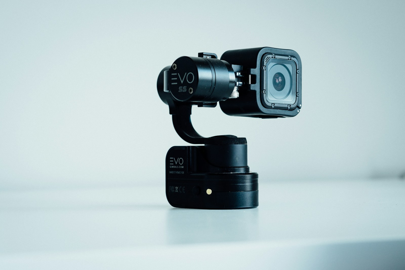 A compact action camera ready to capture a first-person view